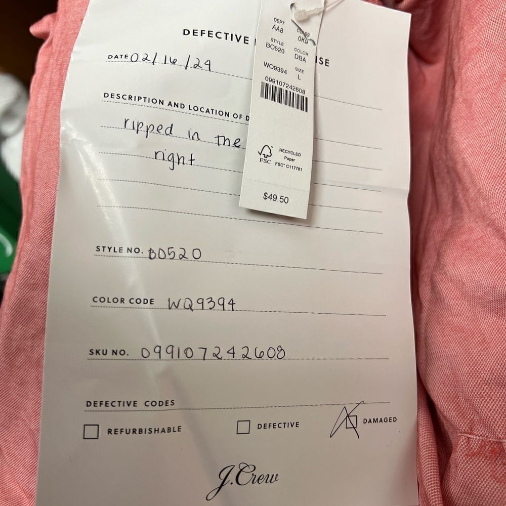 J.Crew Performance T-shirt with COOLMAX® technology - Picture 3 of 3